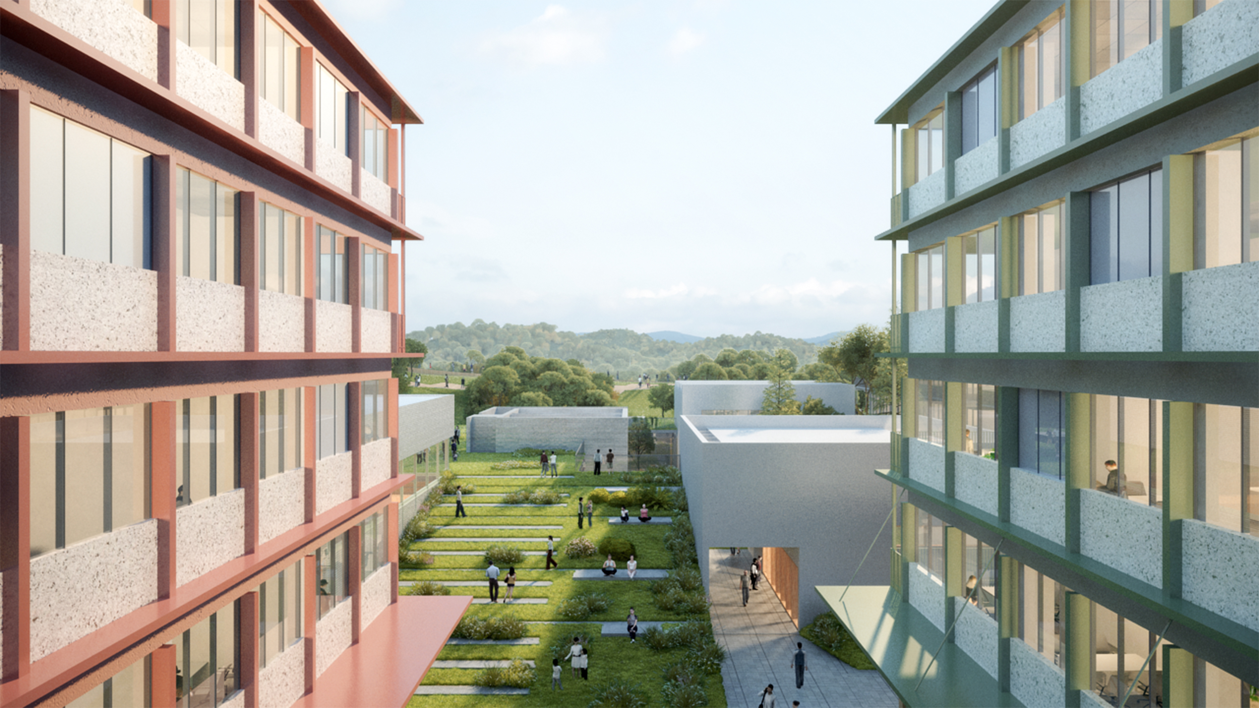 入围方案 | 重庆香炉山社区卫生服务中心及养老中心建筑丨天大设计院+梓集fabersociety-14