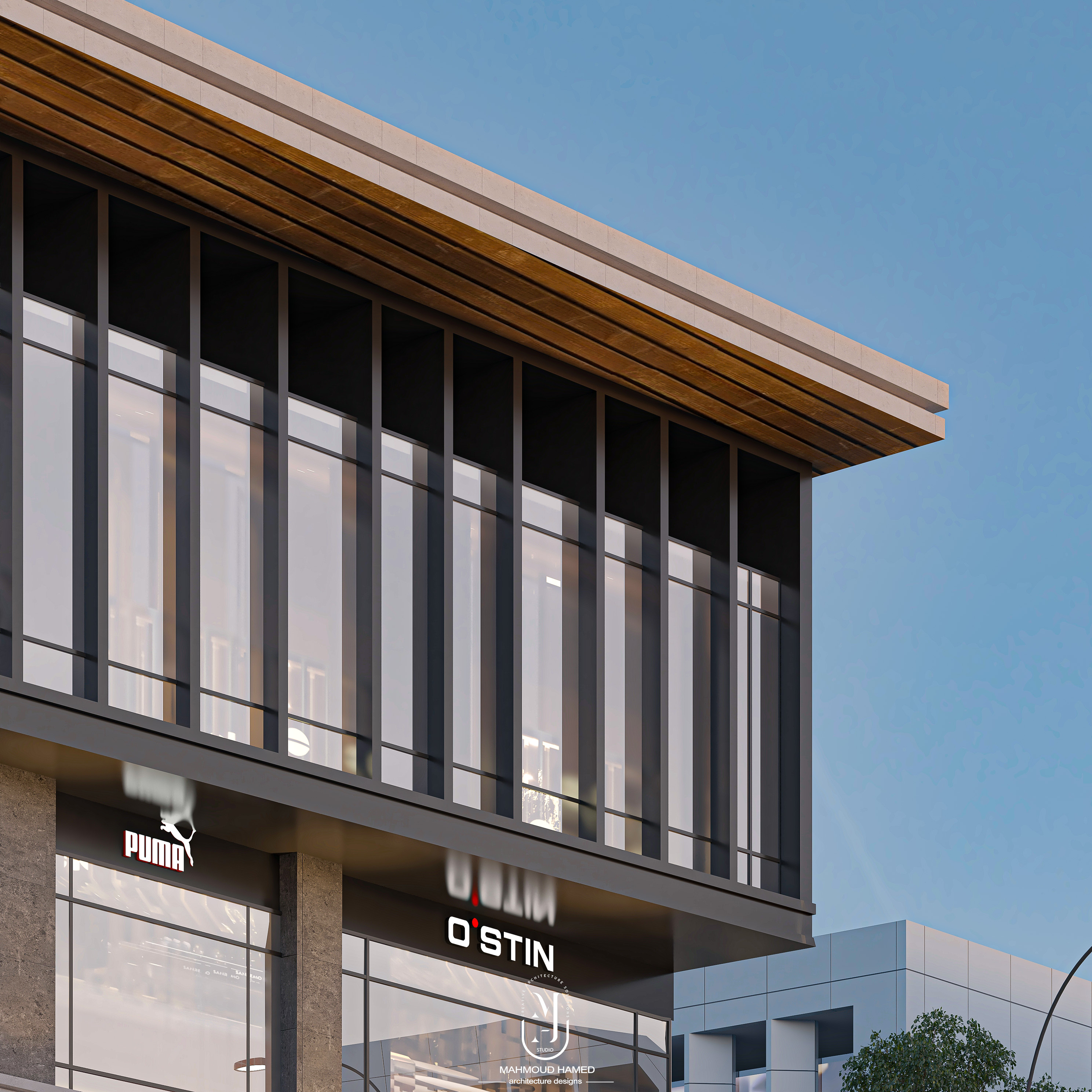 modern mall facade-2