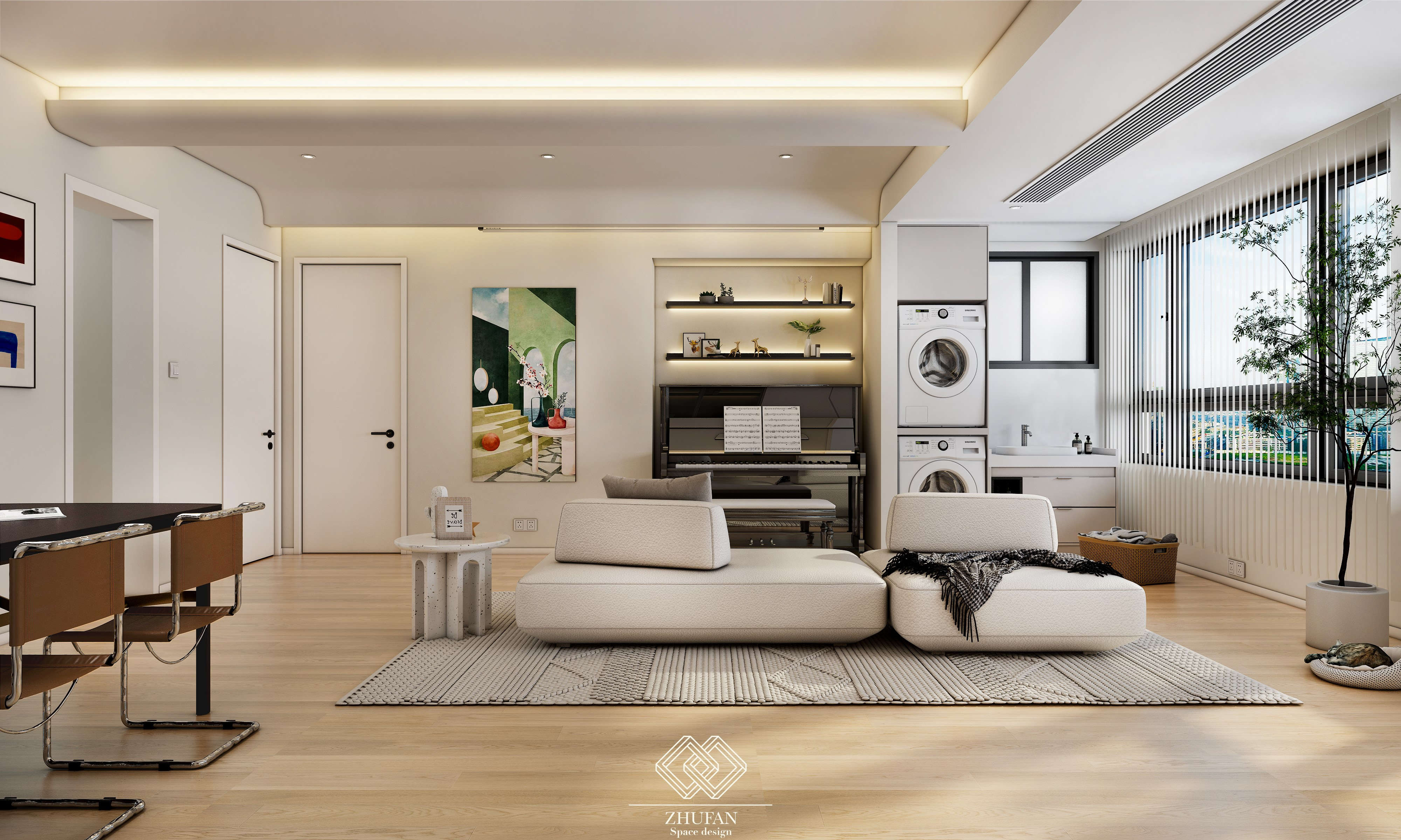 130㎡家庭亲子空间设计-5