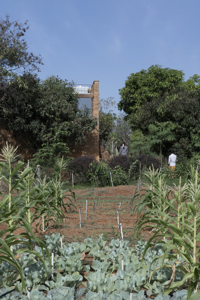 隐于印度荒野的生态友好石墙别墅丨Mitti-45