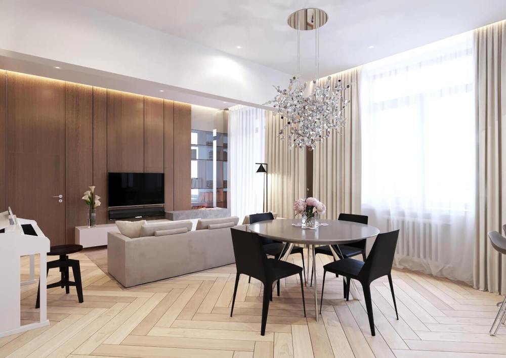 Shamsudin Kerimov designs a pale theme contemporary apartment in Moscow   CAANde-3