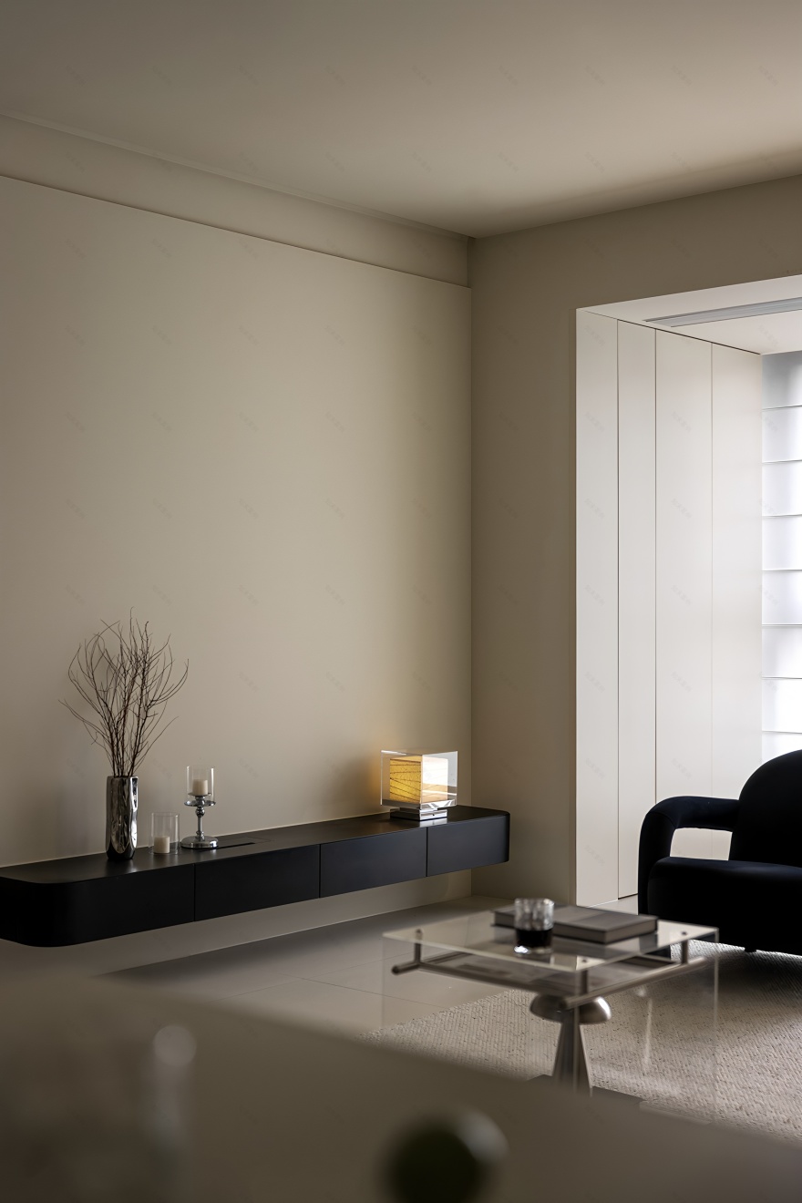 浙江温州135㎡极简基调丨中国温州丨邓德进设计-4