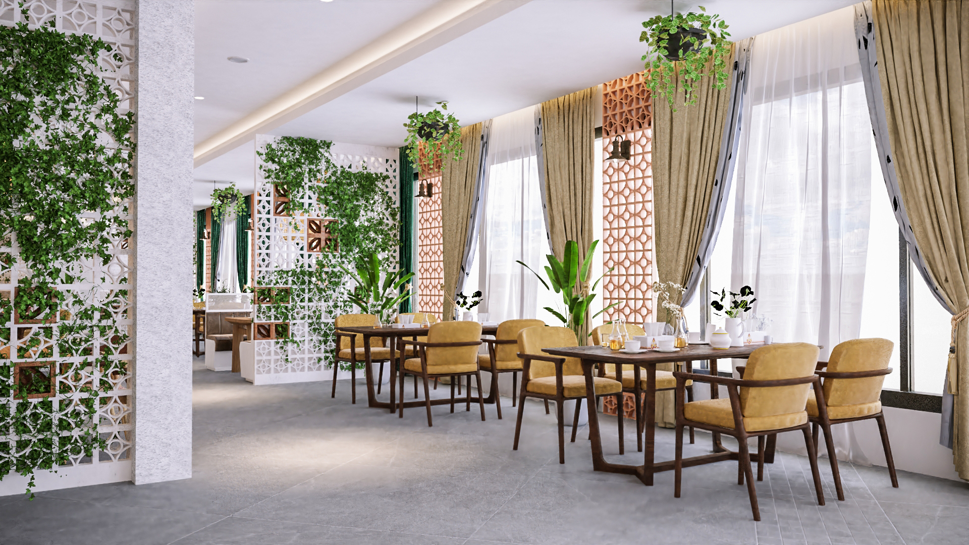 Amman Sky Restaurant 室内设计丨约旦安曼丨Ashraf Amer-6