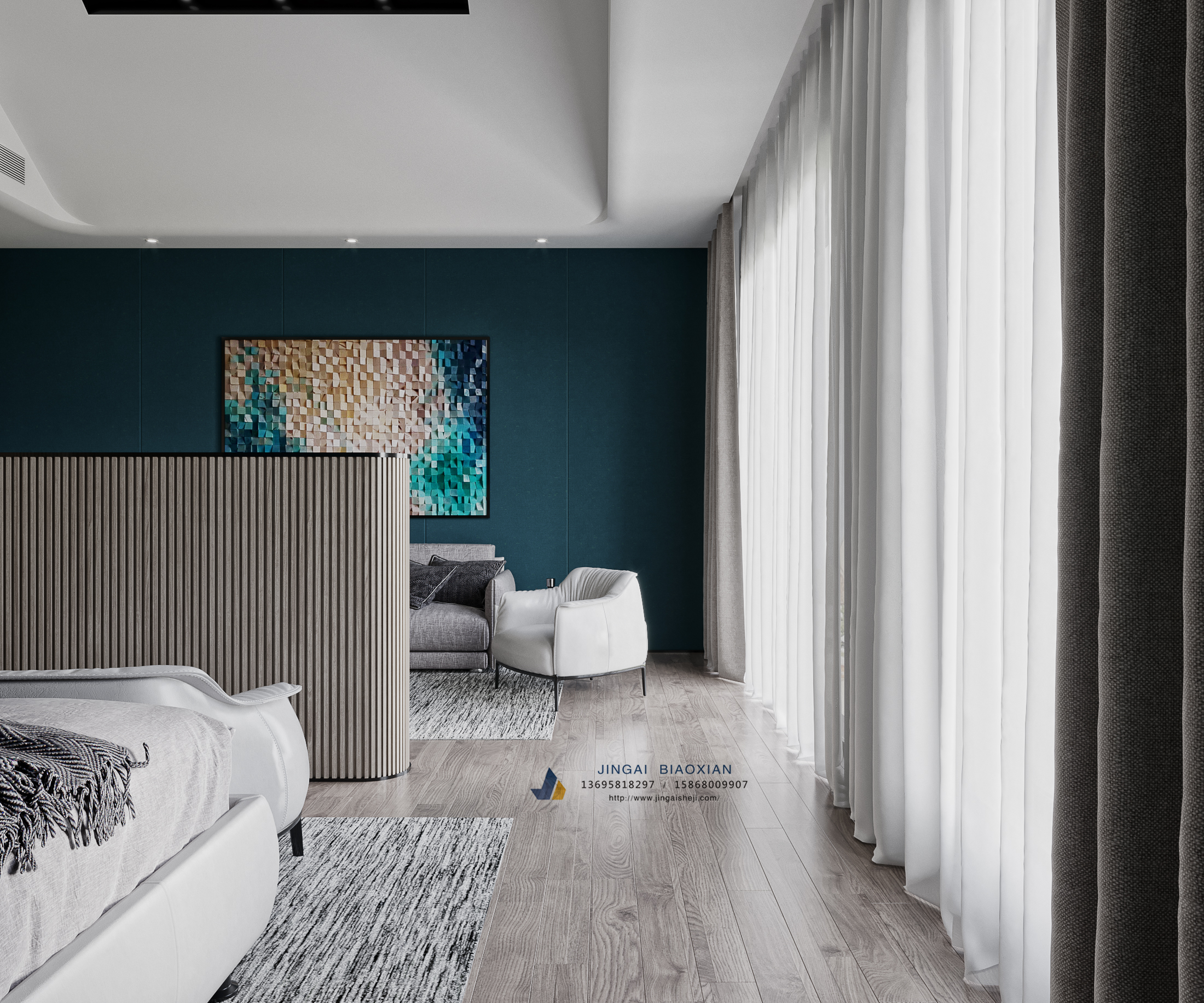 现代简约卧室-2