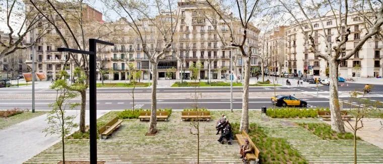 巴塞罗那 PASSEIG DE SANT JOAN 街道绿色改造-24