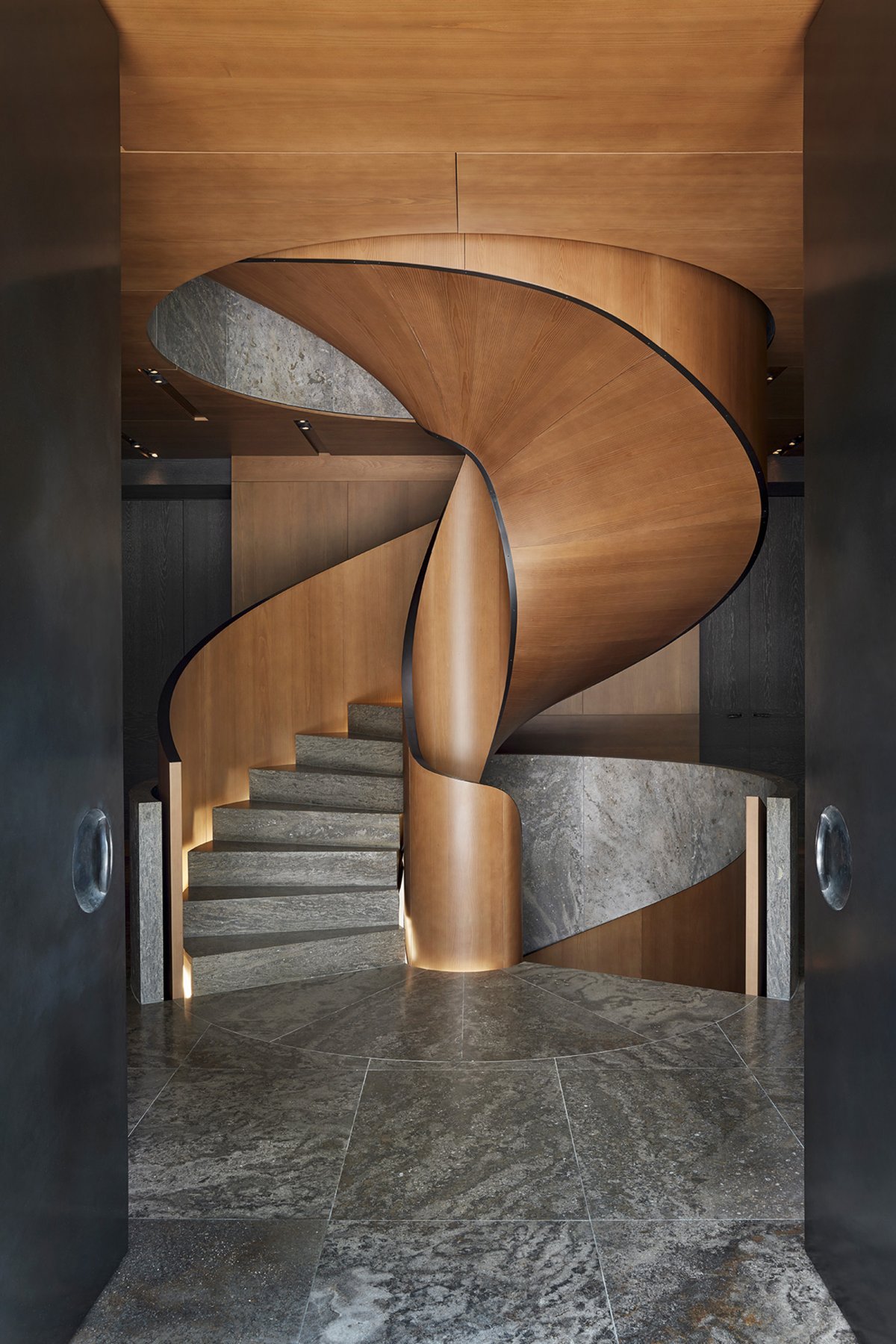 慕尼黑四层现代住宅 | 绿玛瑙石厨房，保龄球馆与自然光-27