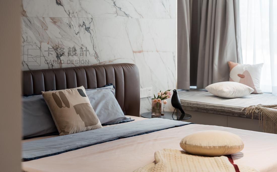 现代奢宅轻调 · 狭长户型的妙手改造-58