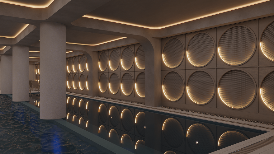 室内泳池及花园区域设计丨亚美尼亚丨Vana Setrakian-9