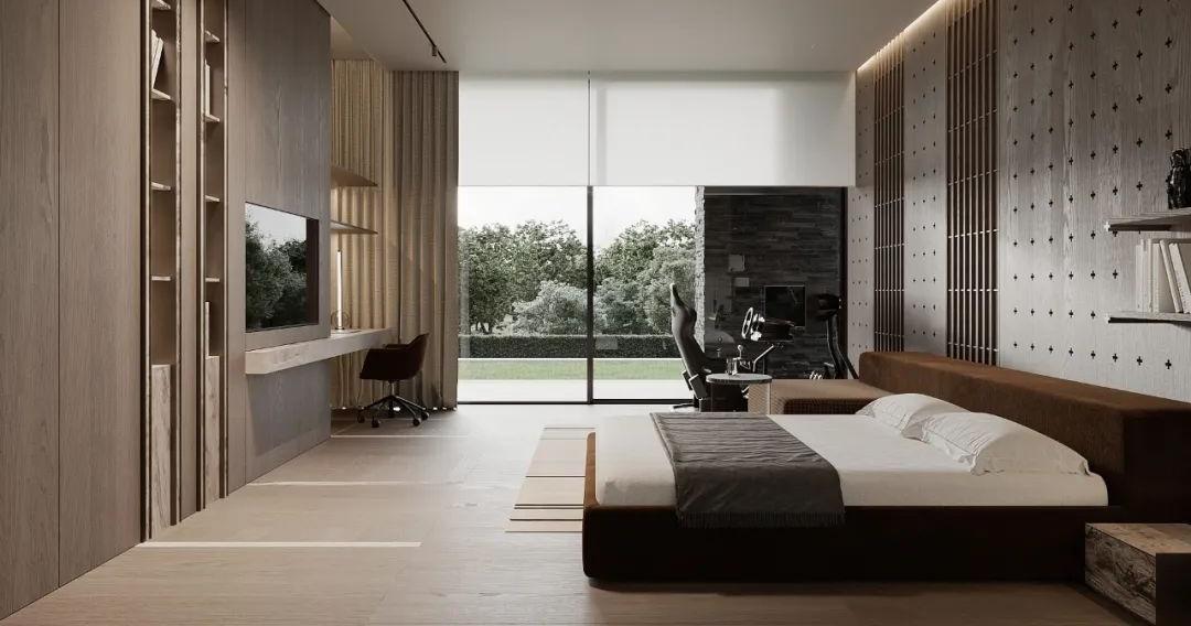 国际软装趋势--900㎡大别墅，豪宅专属永恒大地色-33