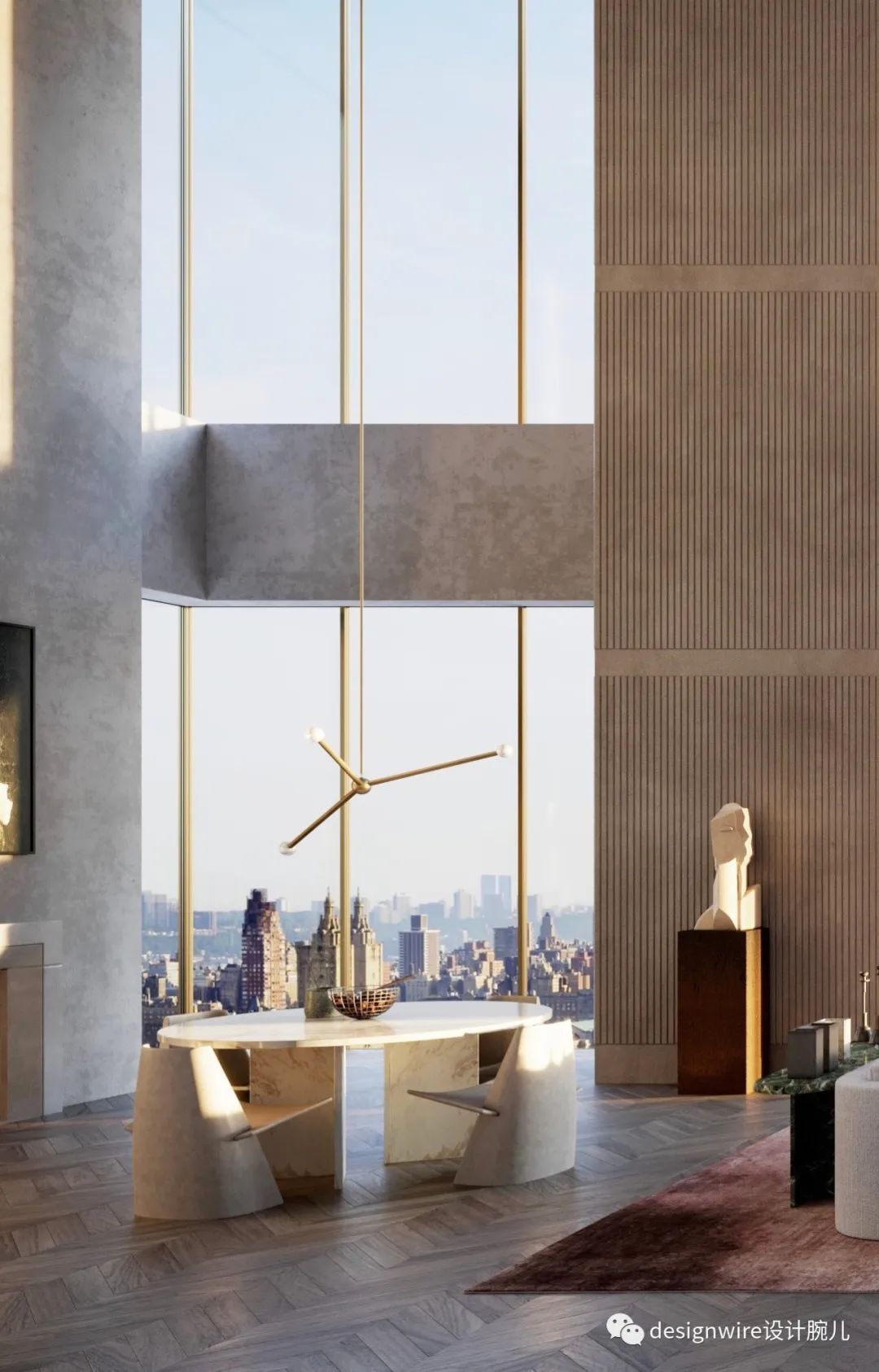 纽约施坦威大厦顶层豪宅，艺术与景观的完美融合-58