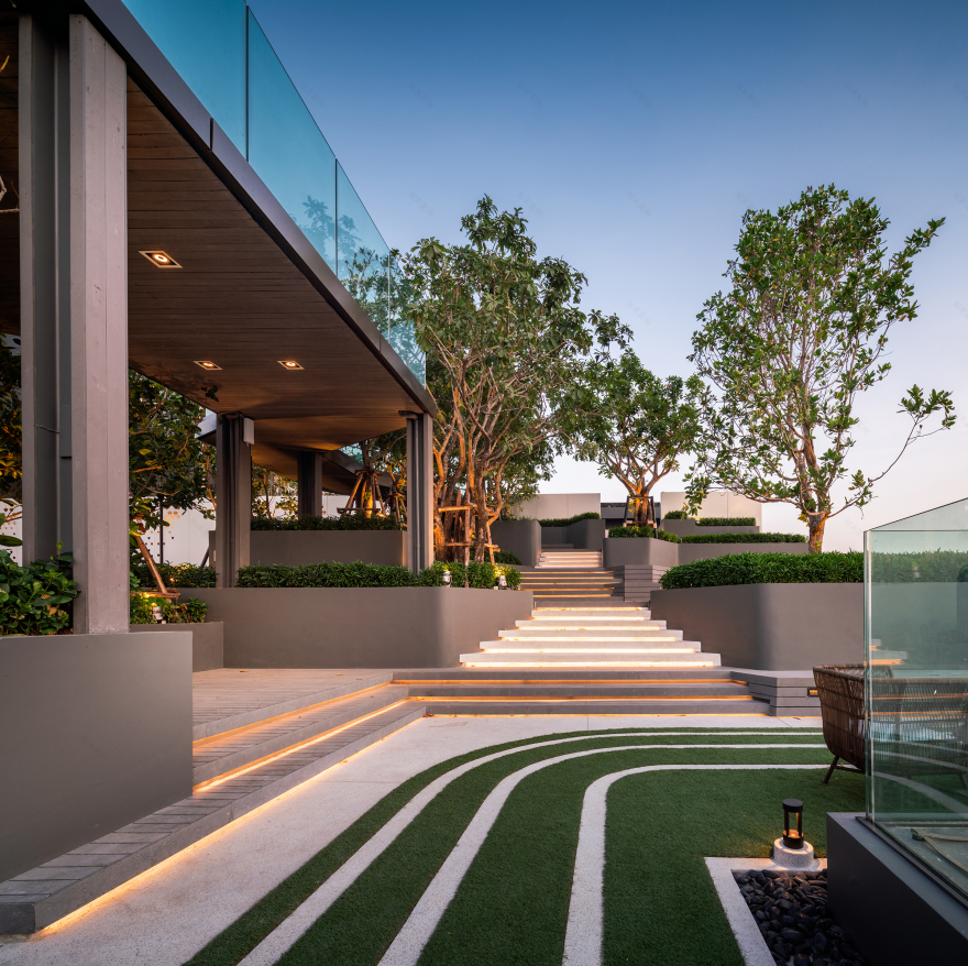 泰国曼谷高层住宅区景观-48