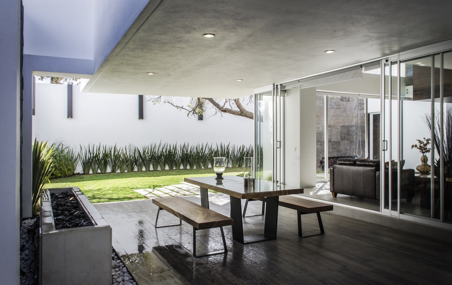 墨西哥密林中的优雅私人住宅-47