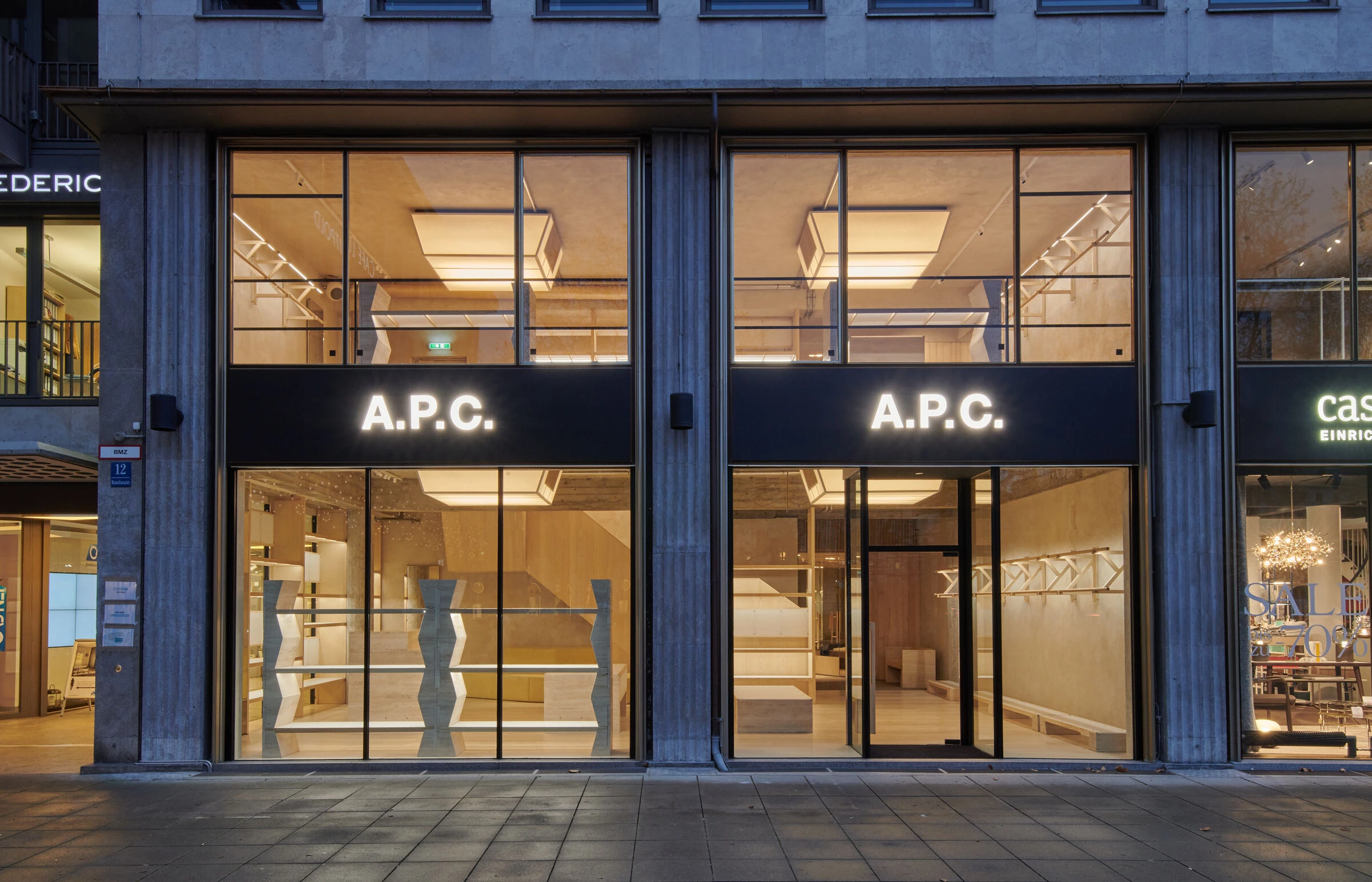 A·P·C·慕尼黑商店丨德国慕尼黑丨Laurent Deroo Architecte-5