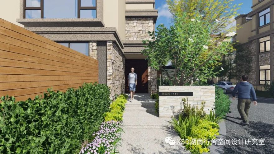 长沙盈峰翠邸·廖宅现代庭院景观设计-29