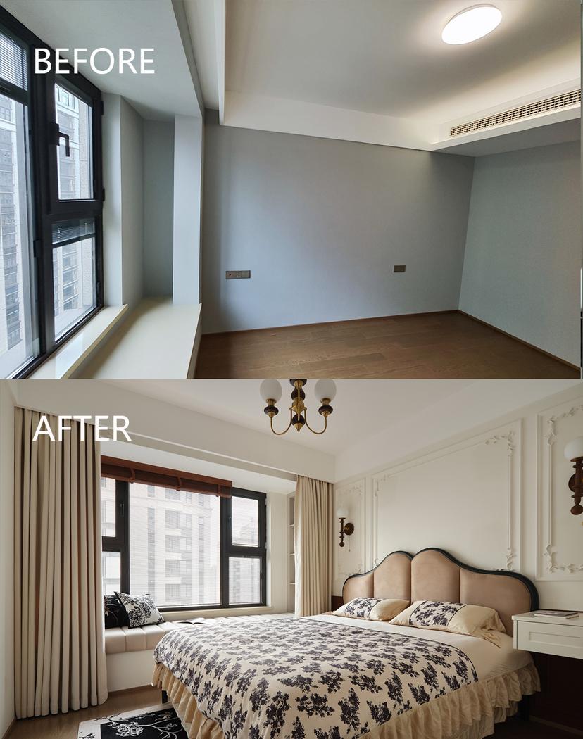 独居女孩法式中古风电影质感的家丨中国上海-58