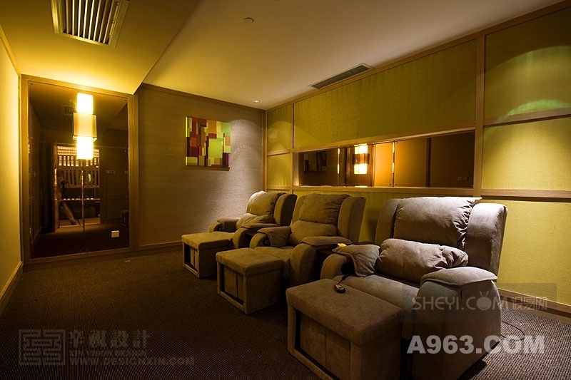 桑拿设计(越南皇冠假日酒店) 娱乐空间 辛军设计作品-4