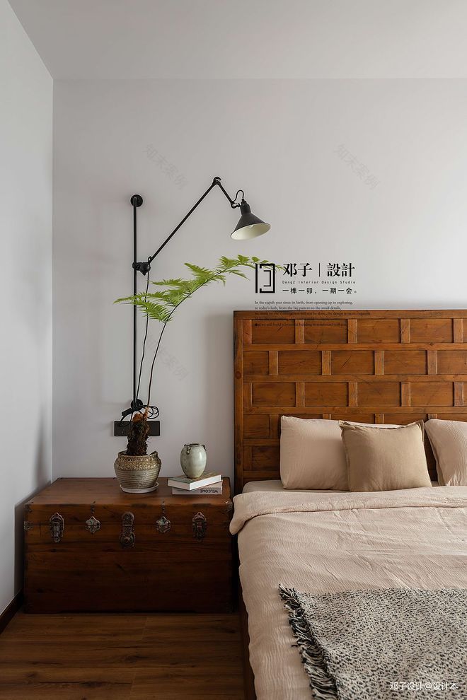 43万元三居102平米装修案例·原木生活剧,三代之家的诗意与希冀-14