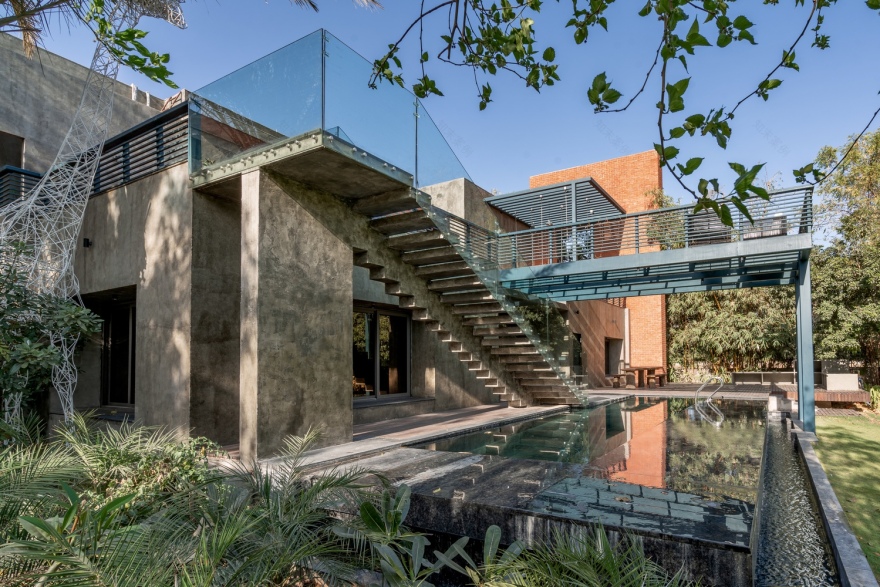 印度艾皮库斯别墅丨Vihar Fadia Architects-19