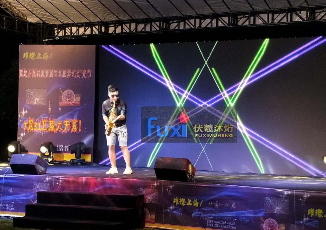 魔都嘉定小灶村梦幻灯光秀-30