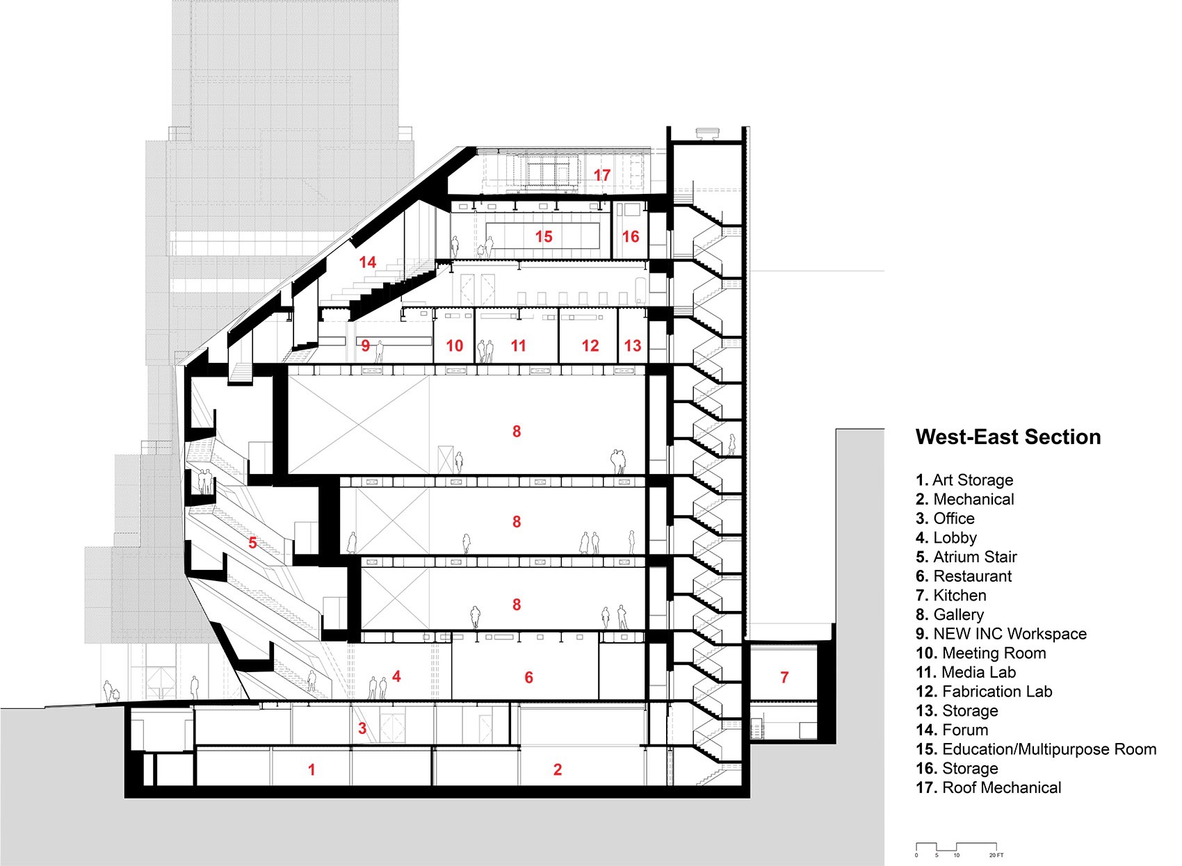 新当代艺术博物馆扩建丨美国曼哈顿丨OMA纽约,Cooper Robertson（现Corgan）-105
