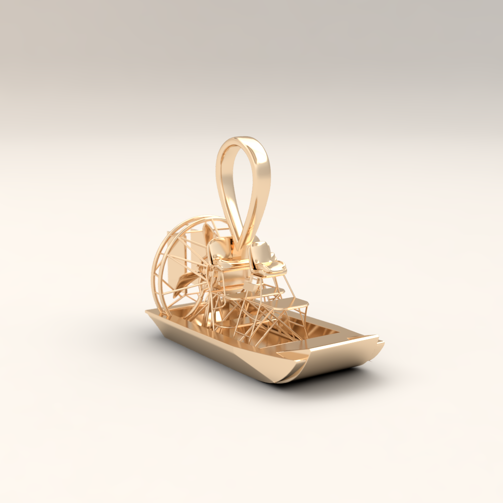 Louisiana Boat Pendant-0