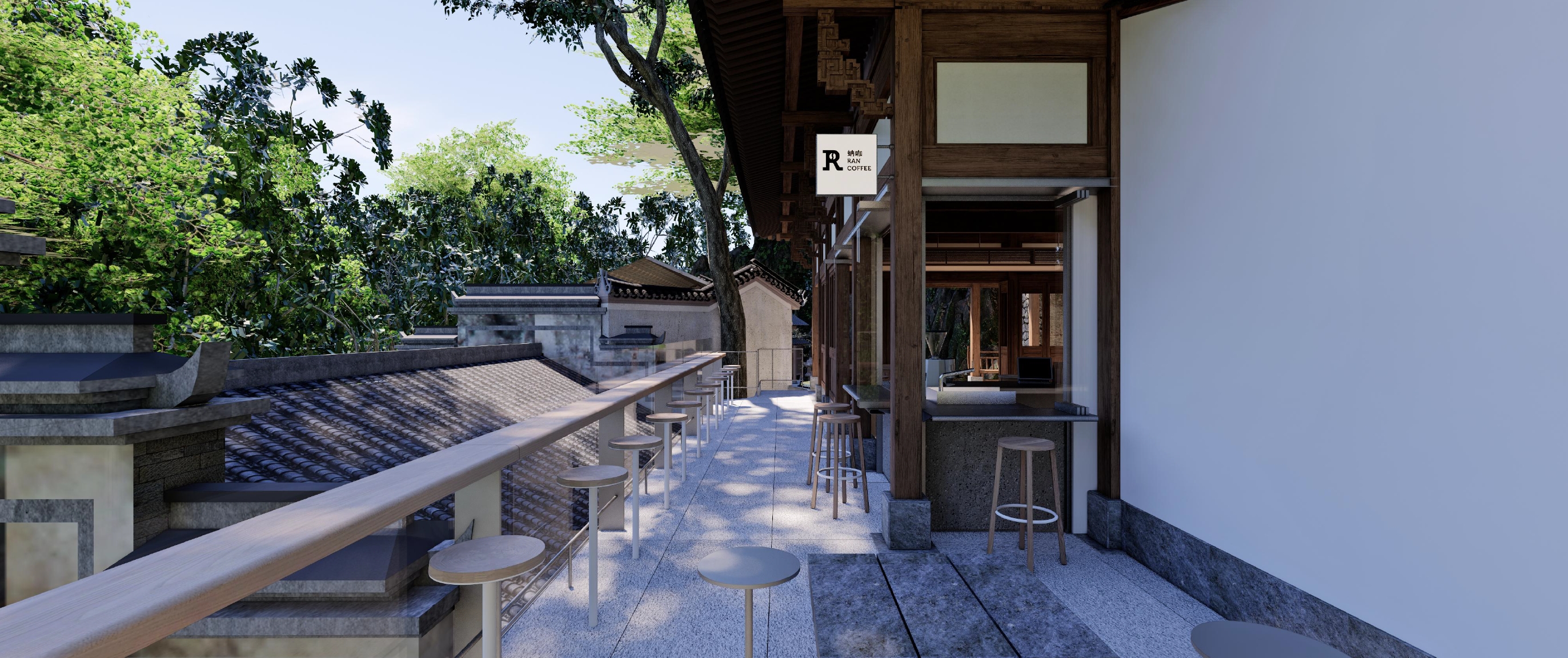 山崖边上的木房子咖啡店设计丨暂无-13