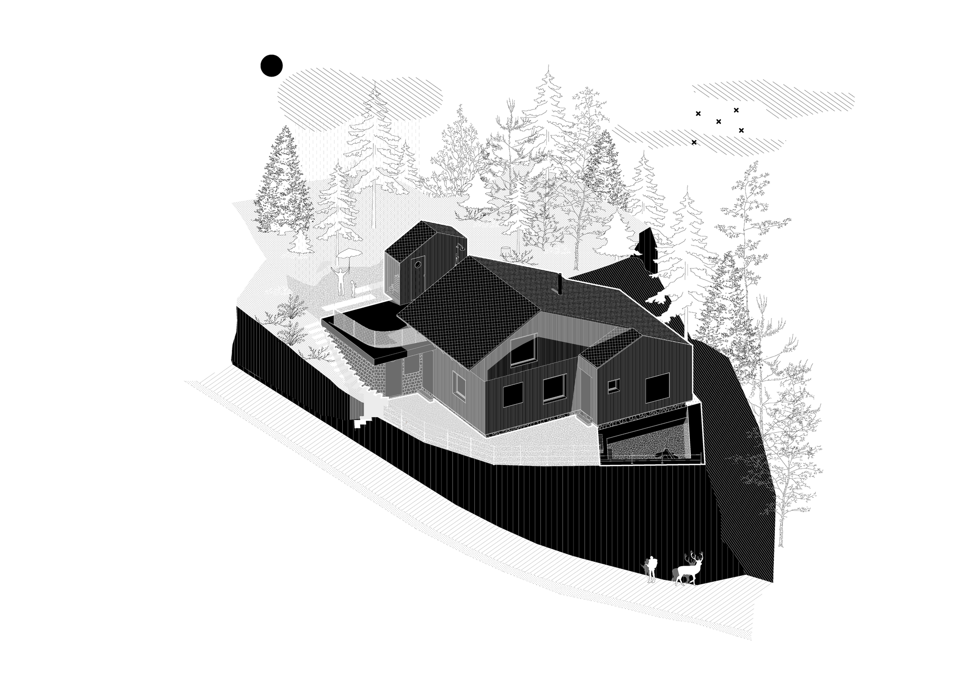 瑞士阿尔卑斯山木屋重建丨Switzerland丨Guča arch.-15