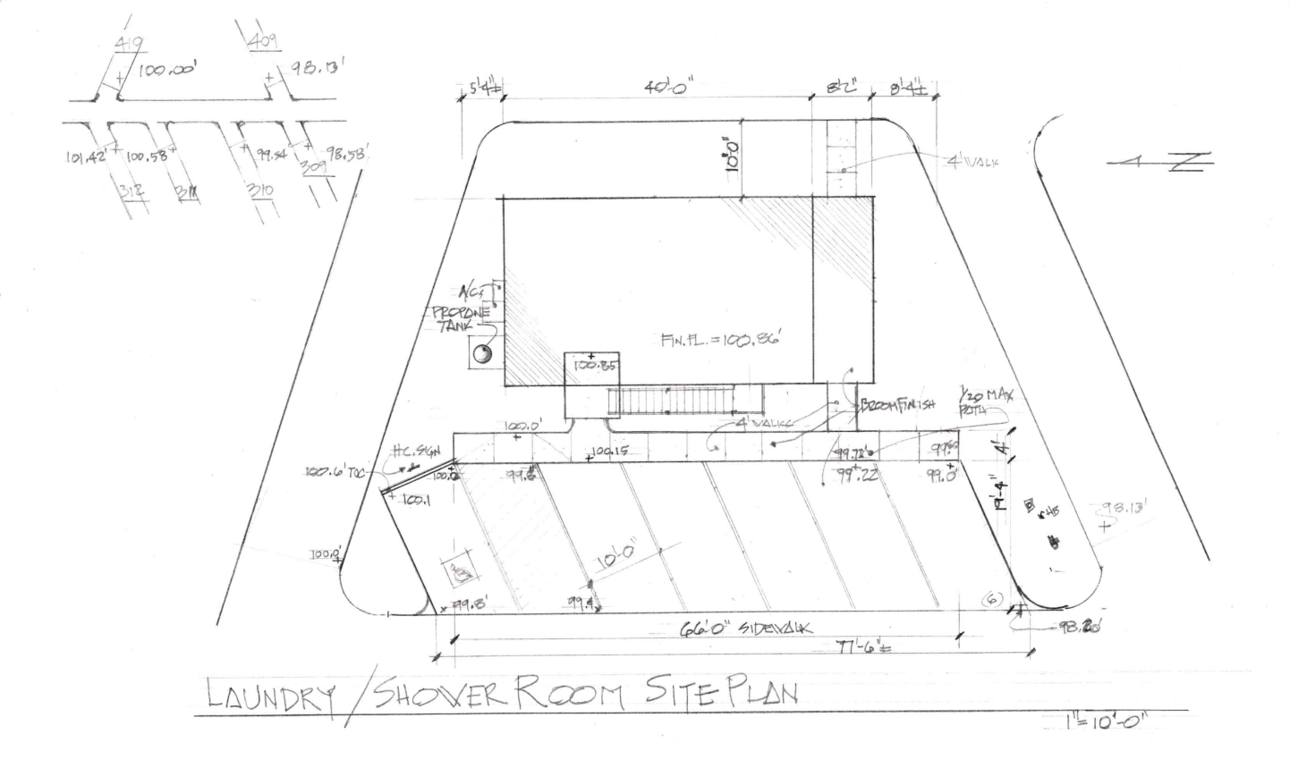 RV 公园洗衣房,洗手间建筑-1