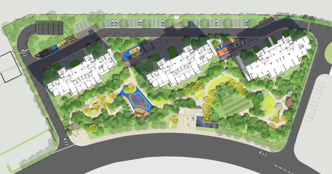 现代东方美学融入南通星光域二期五期景观设计-21