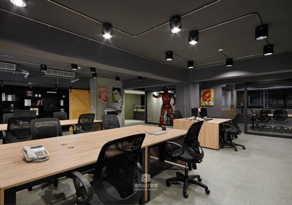 宣棠室内设计-- Loft风办公室-9