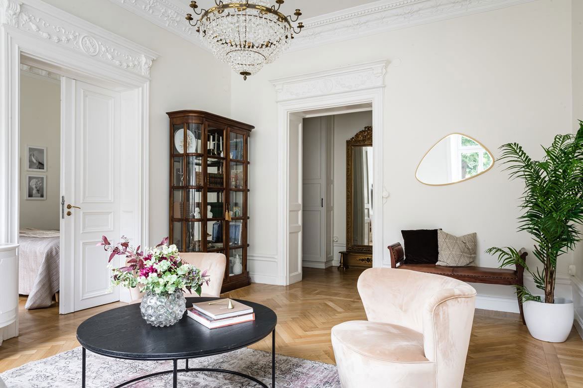 瑞典经典与北欧风格公寓设计-6