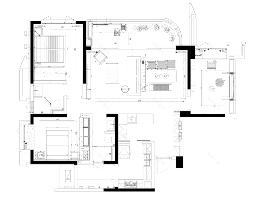 成都麓湖沄洲组团A户型143㎡样板间丨中国成都丨SaltSet所特设计-44
