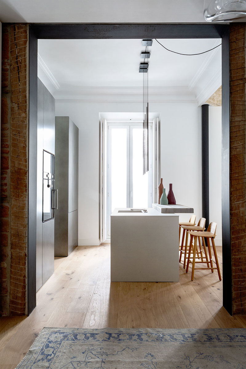 古韵新尚 | 马德里 150 年历史建筑中的现代公寓-2
