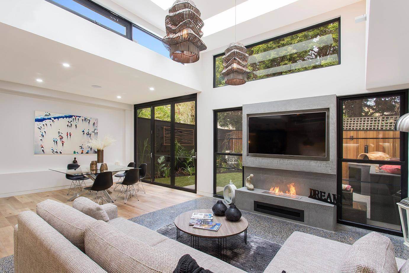 Bold square shapes on the exterior and contemporary interior design define this Black Rock residence   CAANdesign  Architecture and home design blog-7