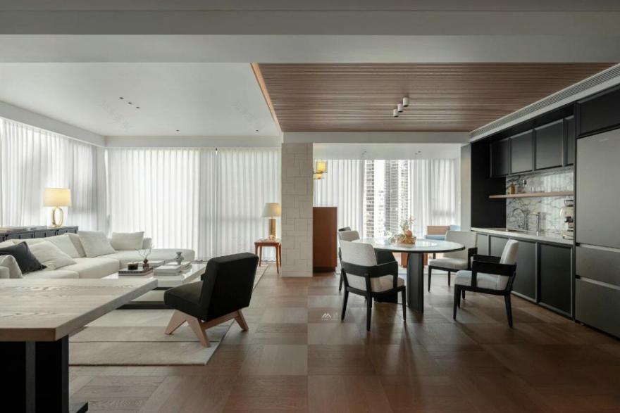 深圳中信红树湾245㎡复式实景丨中国深圳丨HOMBLE红柏设计-18