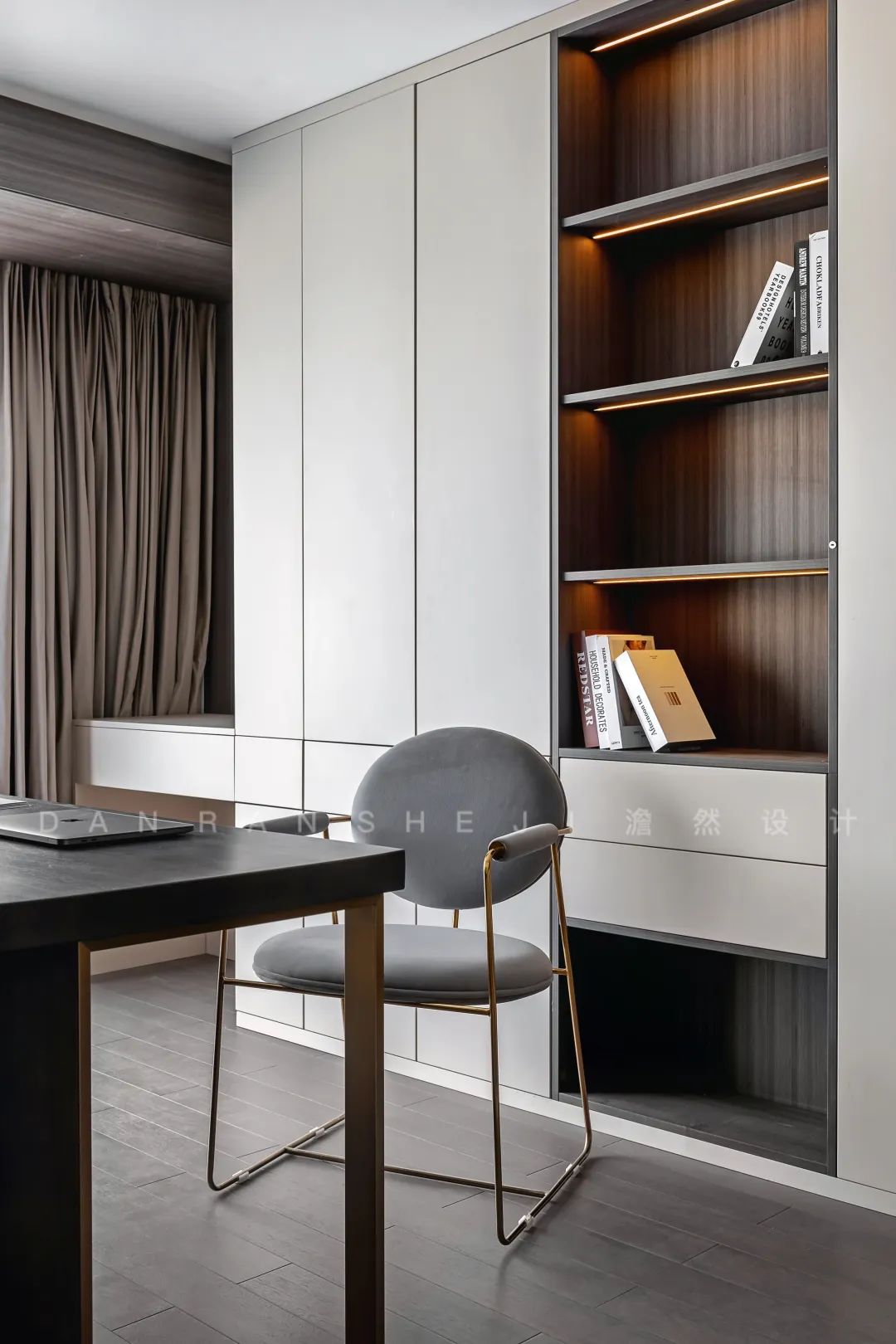 重庆舜山府现代雅奢住宅丨中国重庆丨澹然设计,橙色软装-57