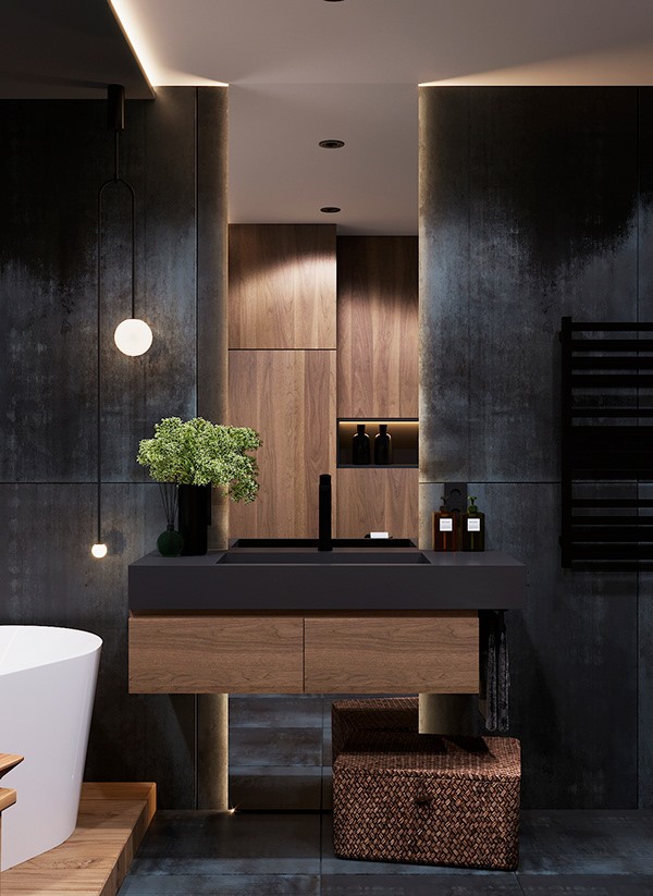 Studio | Buro2D 俄罗斯 黑色公寓-29