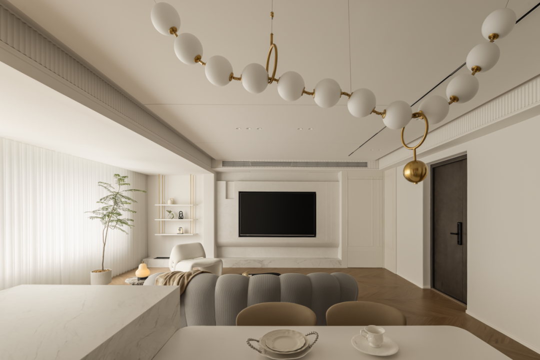 现代法式 · 舒适温馨空间-9