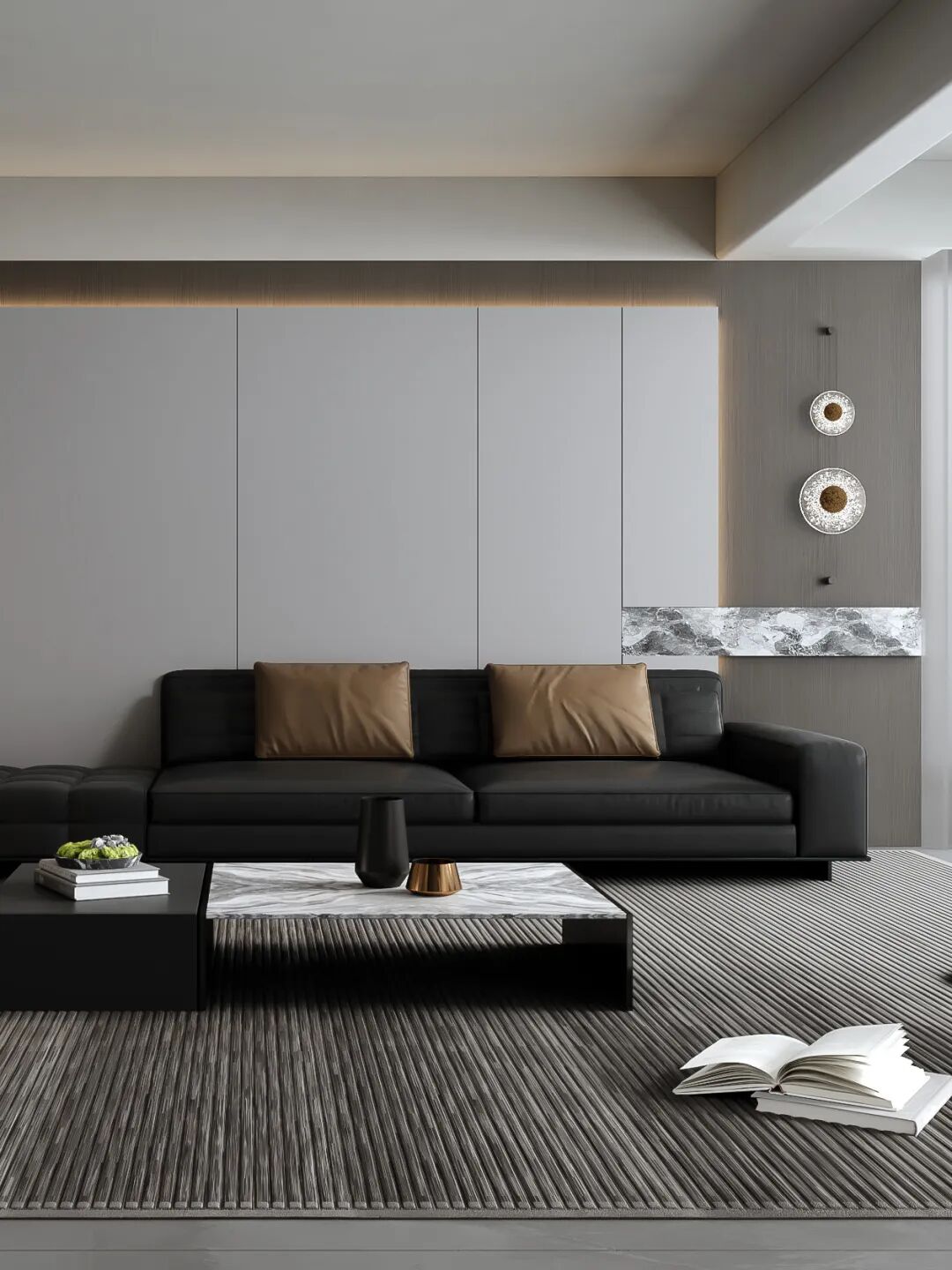 270㎡现代意式 江山印·云玺丨中国阳江丨纵向·空间设计-0