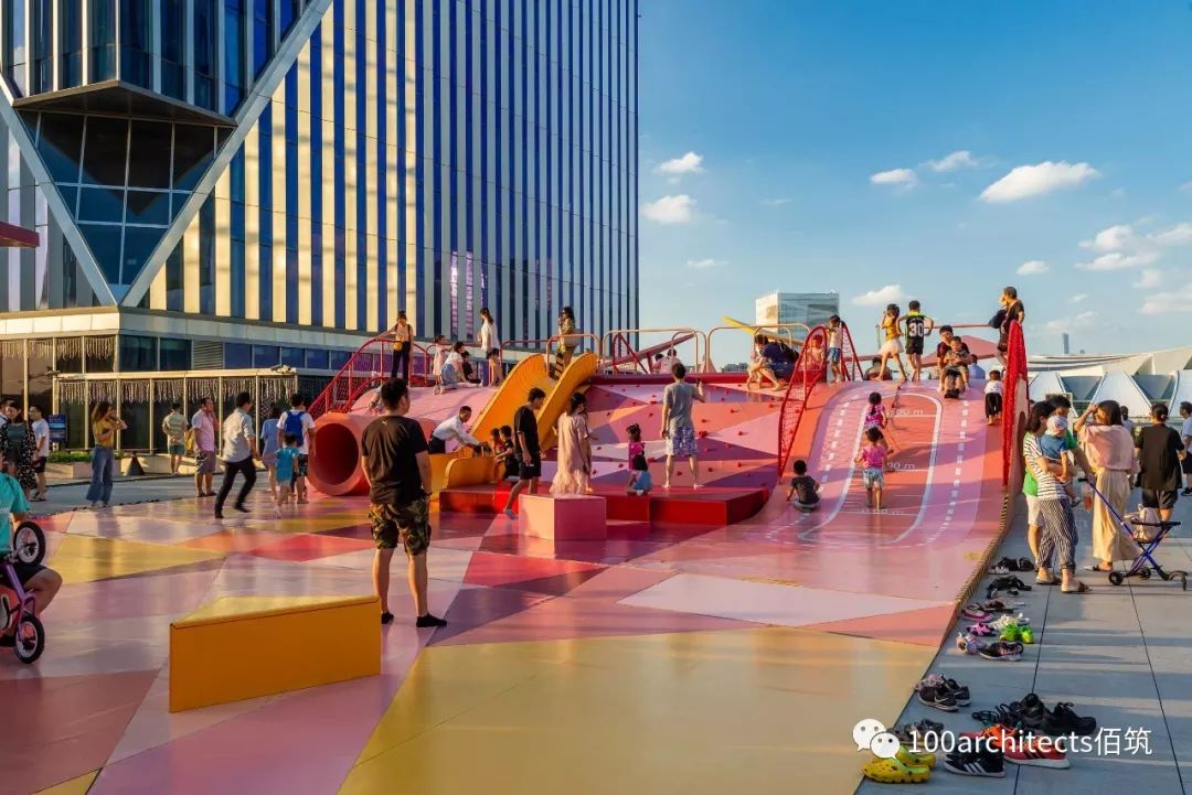 上海晶耀前滩“色彩大爆炸”公共空间设计-12