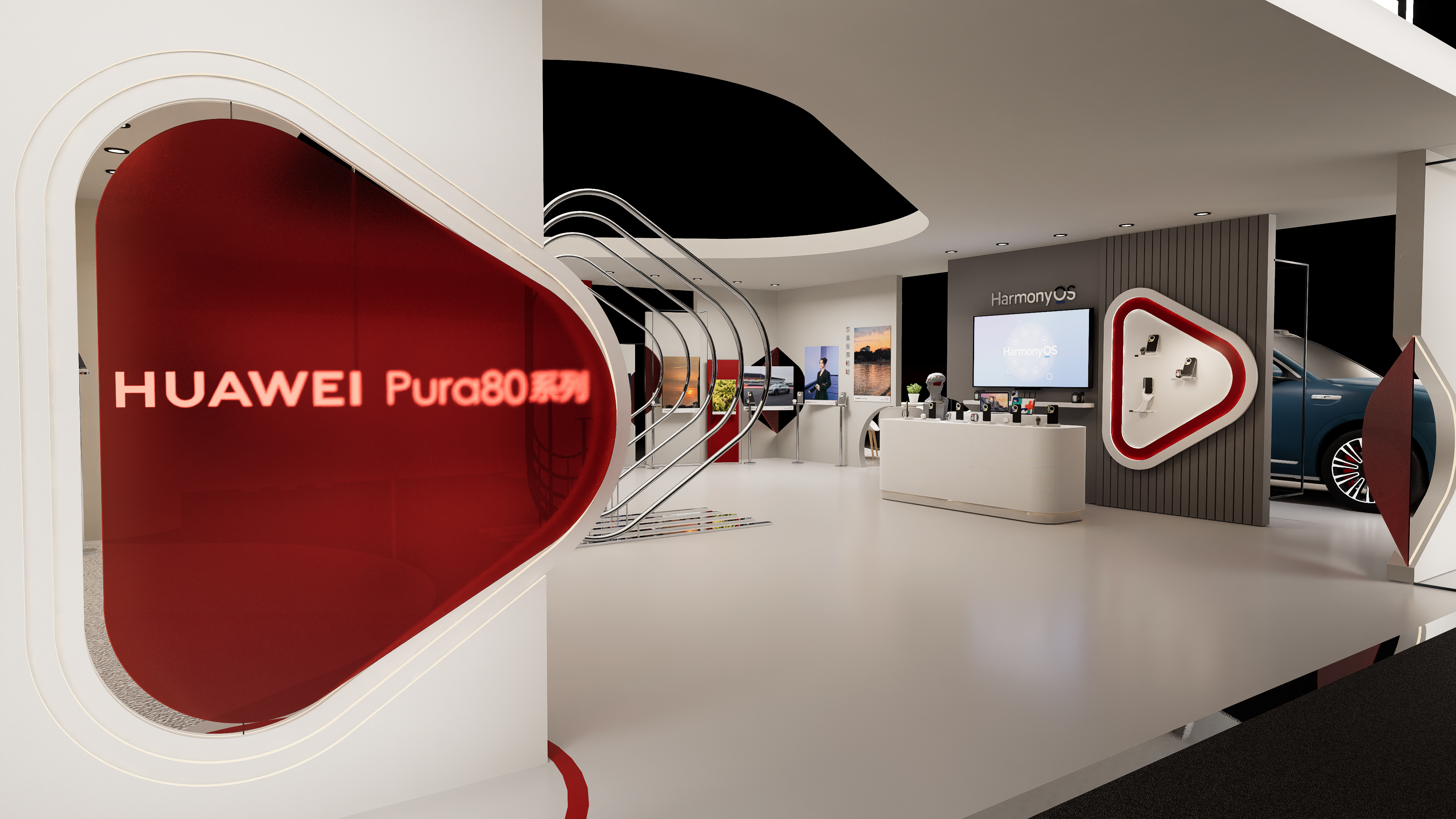 华为PURA80展厅设计-5