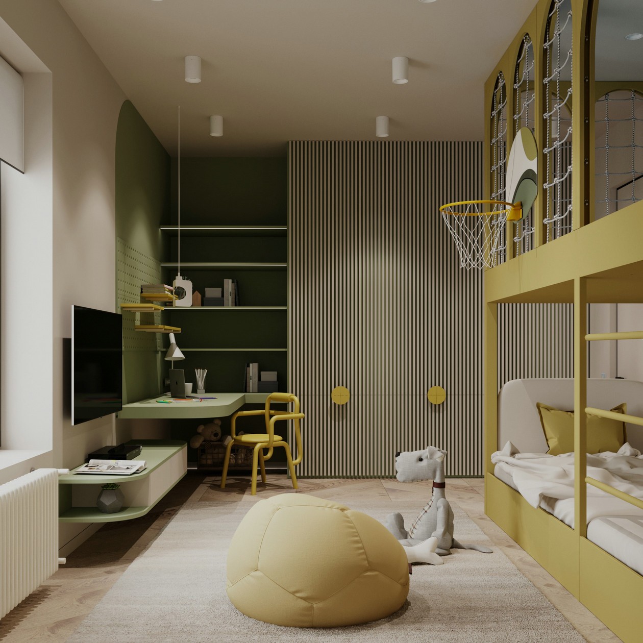 214㎡大平米住宅设计 超有设计感！-15