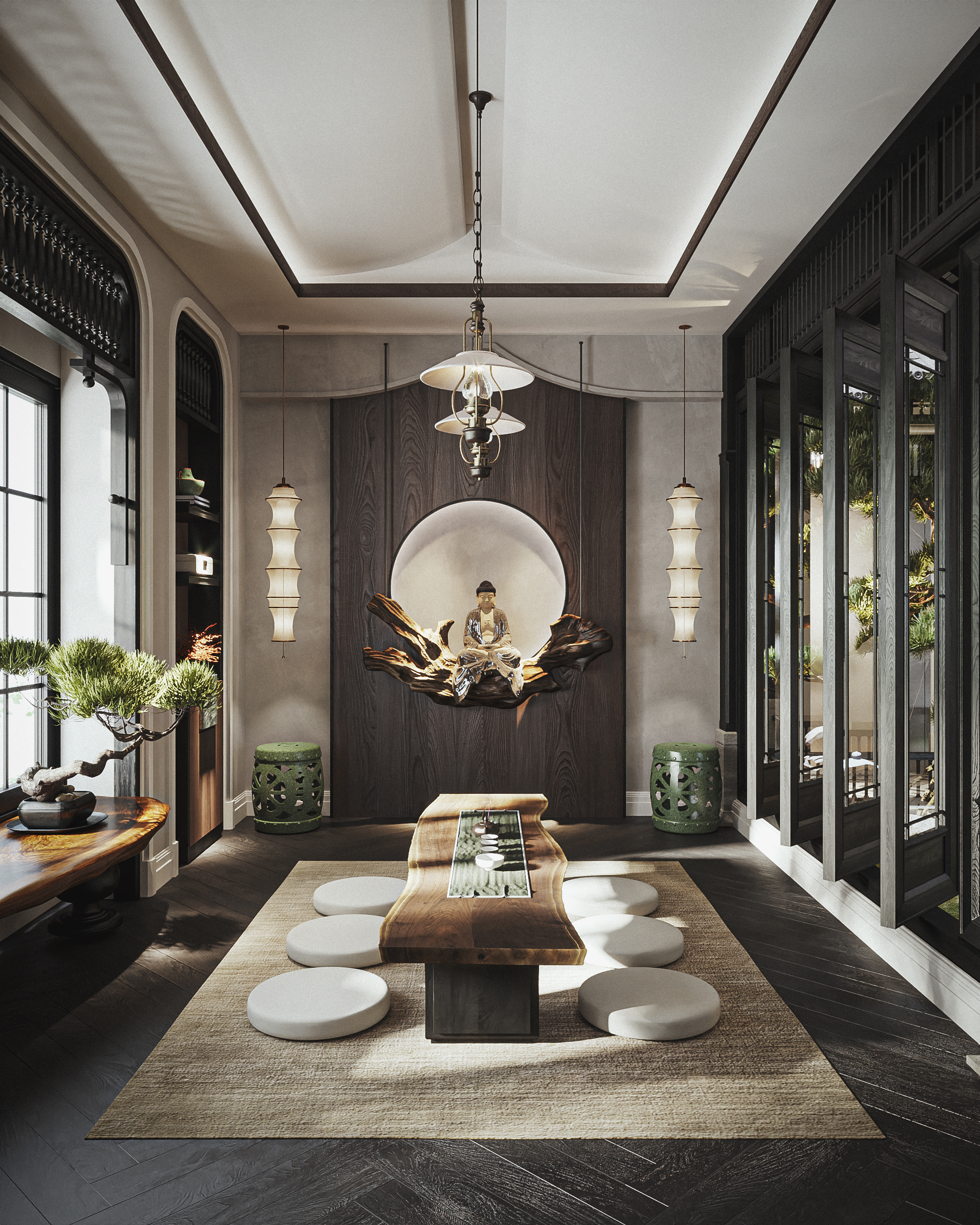 冥想室 CP 别墅丨越南河内丨MAhousing-12