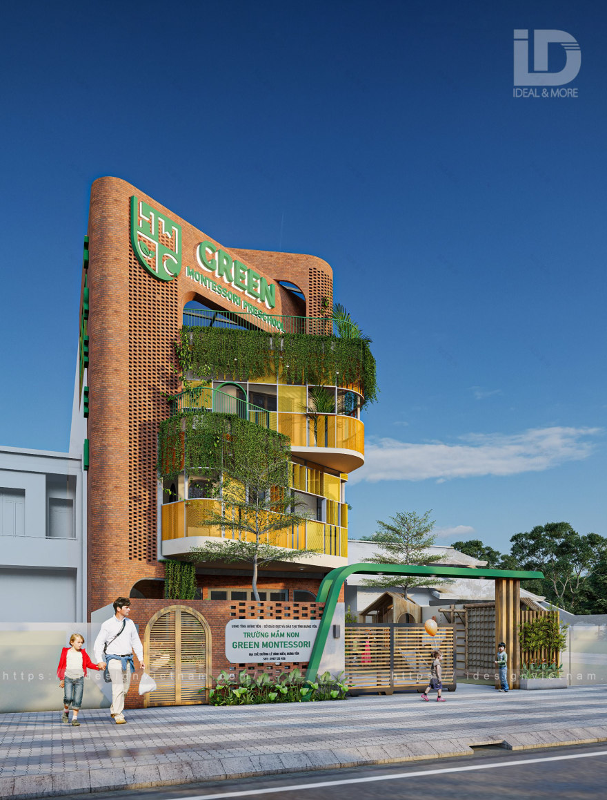 GREEN MONTESSORI(鸿基绿色蒙特梭利幼儿园)丨越南丨iDesign越南-7