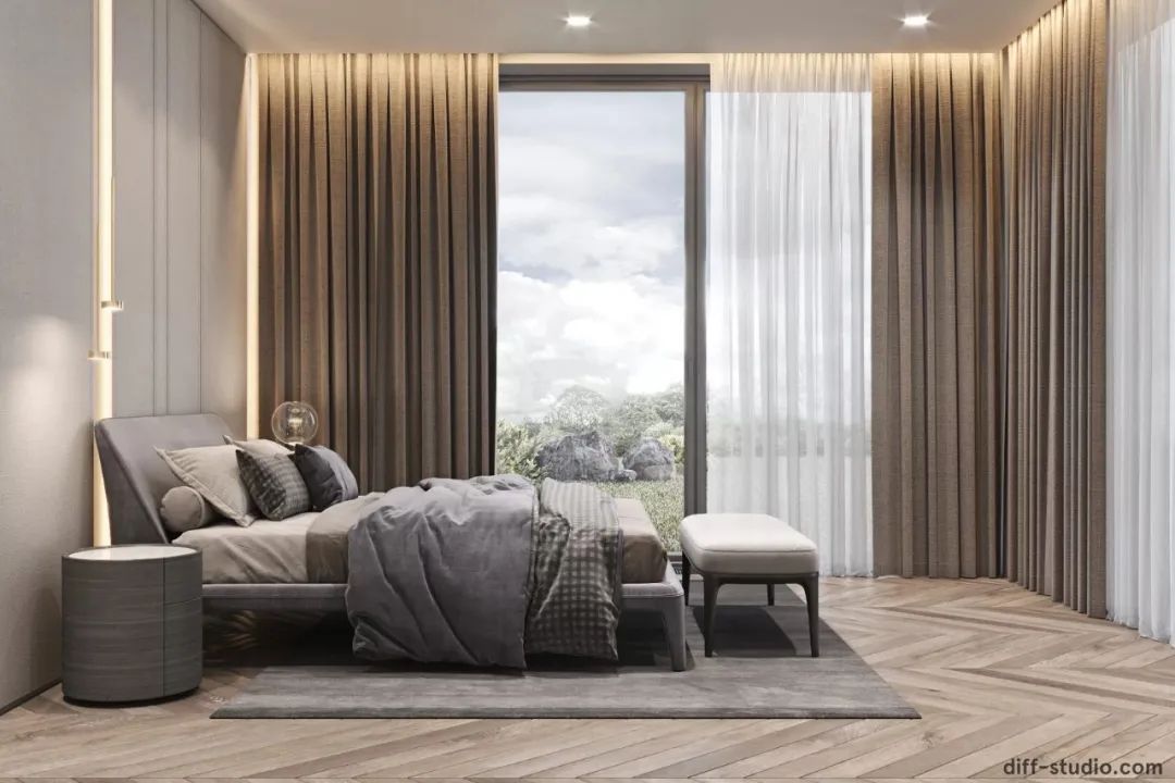 乌克兰基辅 1600㎡新古典奢华大宅丨Diff.Studio-86