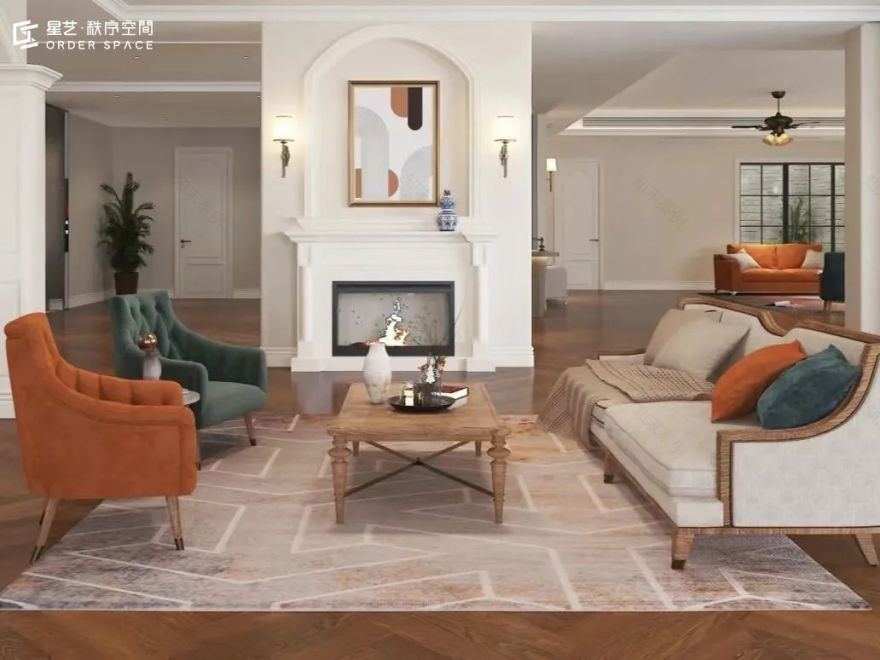 新美式橱柜,打造浪漫社交厨房丨星艺·秩序空间-31