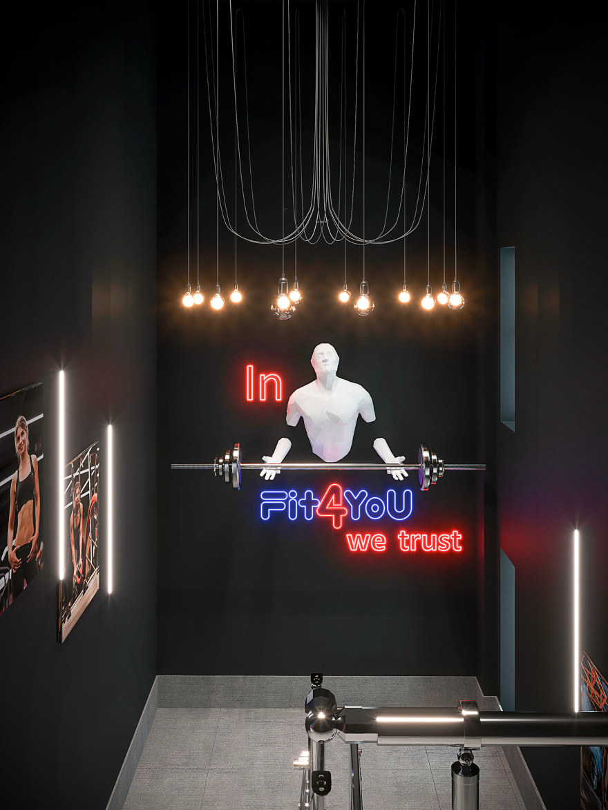 Fit4You 健身中心室内设计丨乌克兰丨Planar Architecture 设计工作室-13