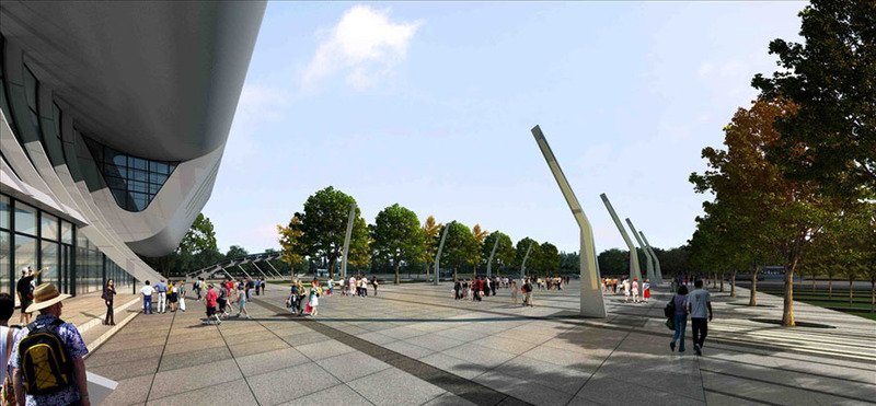 车站设计案例效果图2-10