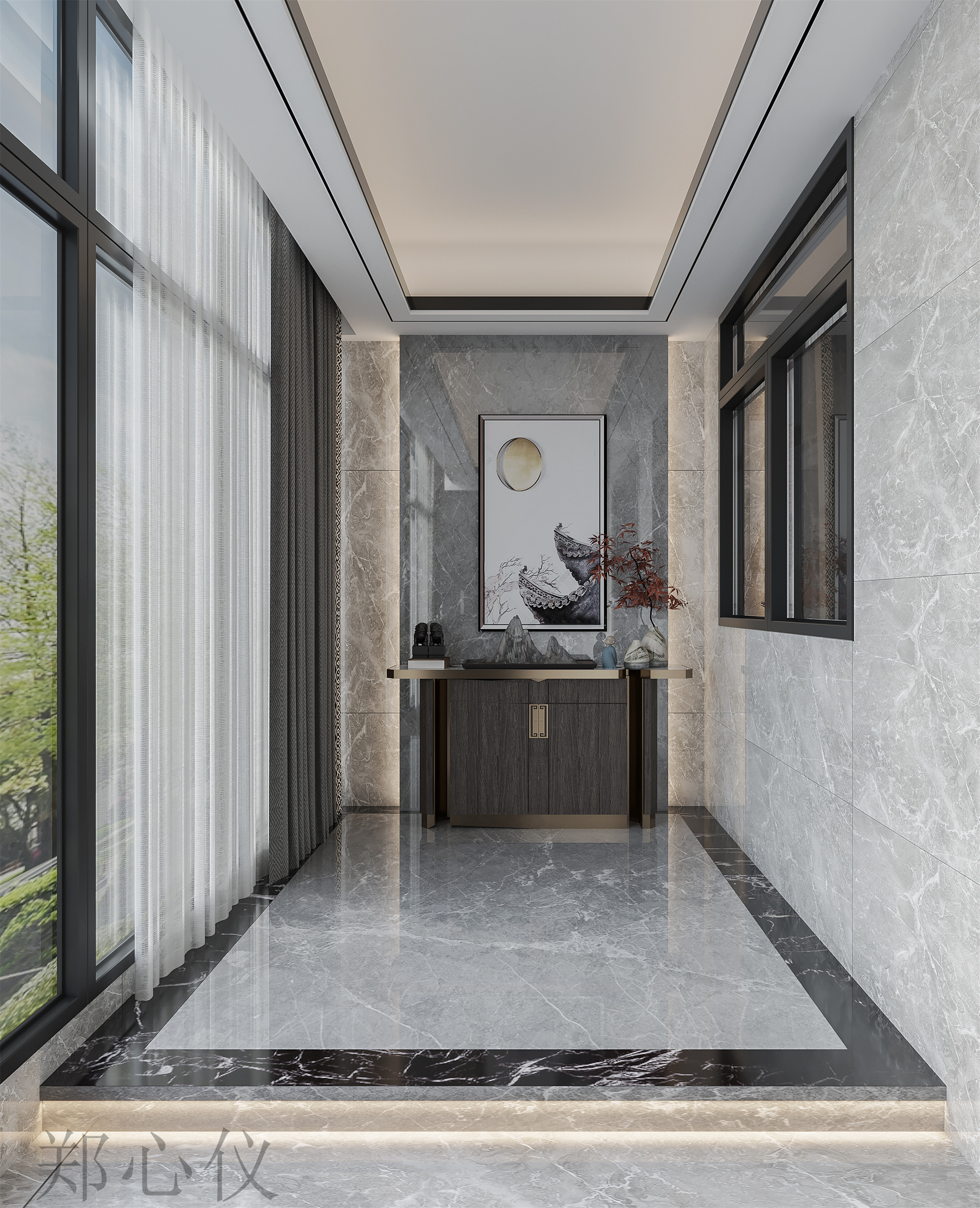 以淡为简，以简为美|| 干净素雅的现代新中式-4