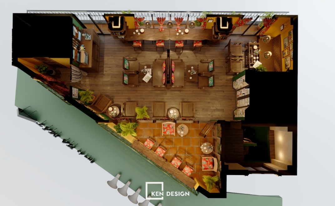 Quán cafe bao cấp Tâm An（心安复古咖啡馆）丨Ken Design-37